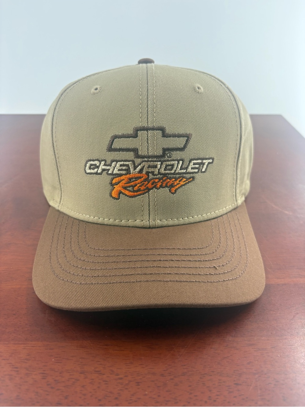 Chevrolet Racing Two-Tone Cap - Olive & Brown